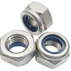 TUERCAS SEGURIDAD NYLON INOXIDABLE  MILIMETRICA